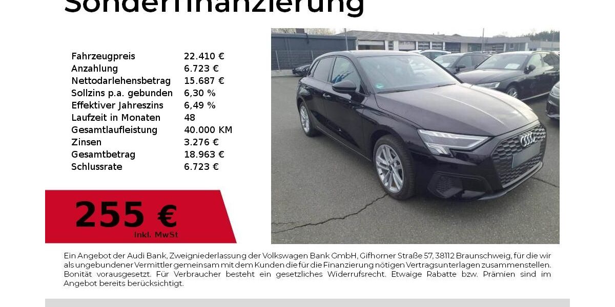 Audi A3 60.900 km 22.410 &euro; Lauf an der Pegnitz 91207