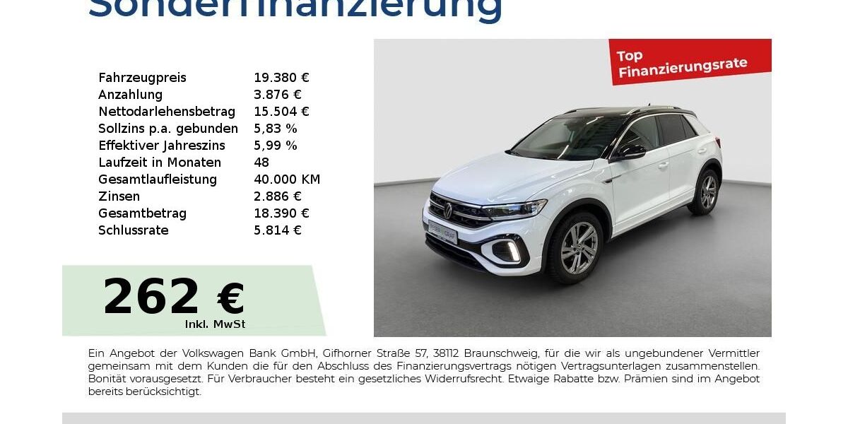 VW T-Roc 60.859 km 18.950 &euro; Cadolzburg 90556