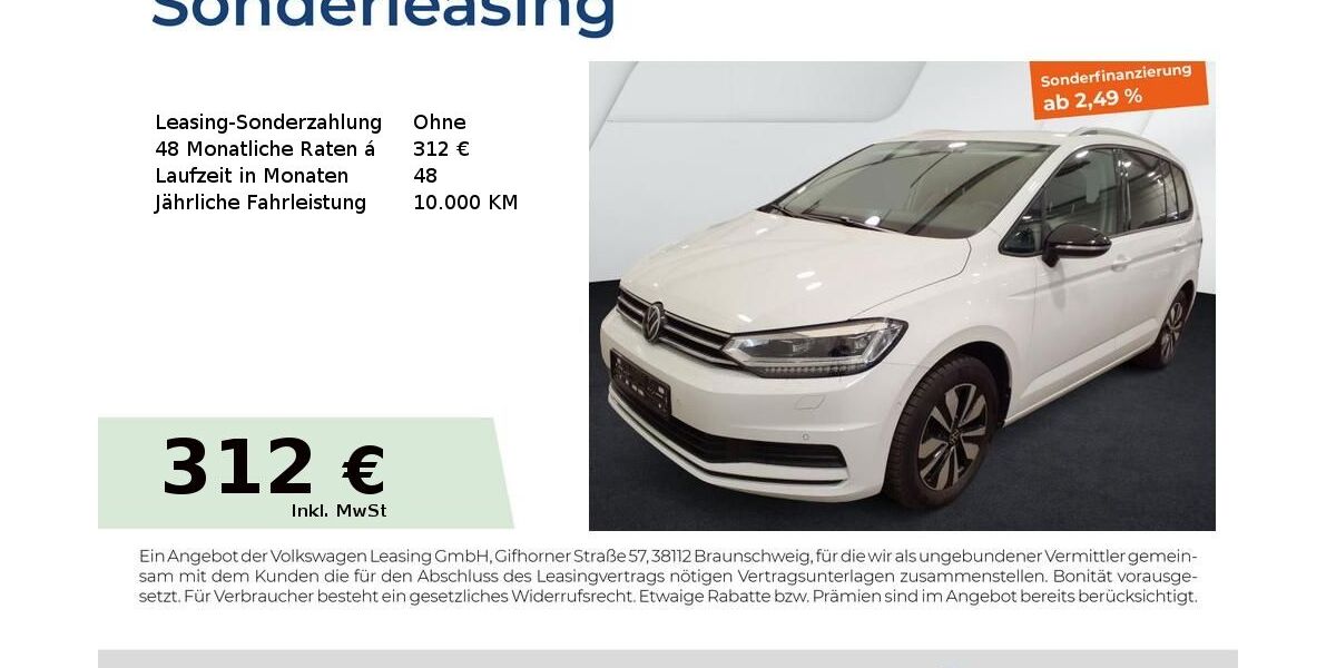 VW Touran 24.073 km 33.305 &euro; Nürnberg 90411
