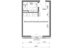 Etagenwohnung Nürnberg Eberhardshof - 1 Zimmer, 26 m&sup2;, 175.000&euro; | Angebot:27251892