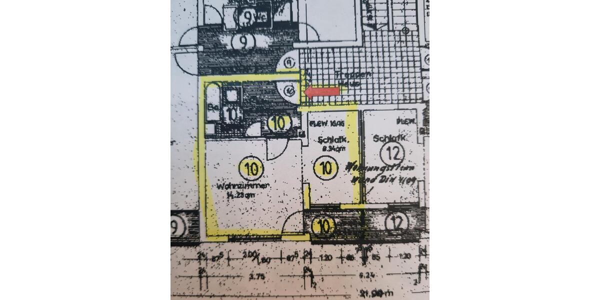 Etagenwohnung Nürnberg Sankt Leonhard - 2 Zimmer, 35 m&sup2;, 142.000&euro; | Angebot:27040536