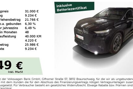 Audi Q4 e-tron 31.300 km 31.000 &euro; Höchstadt an der Aisch 91315