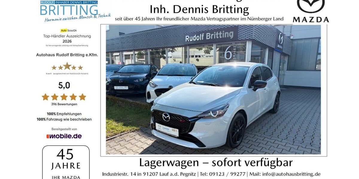 Mazda 2 20.500 km 20.490 &euro; Lauf 91207