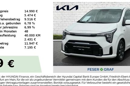 Kia Picanto 10.660 km 14.990 &euro; Nürnberg 90425