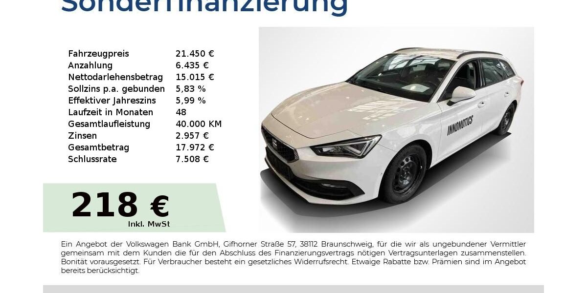 Seat Leon 59.850 km 20.950 &euro; Nürnberg 90431