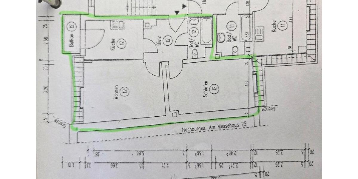 Etagenwohnung Höchstadt an der Aisch - 1 Zimmer, 54 m&sup2;, 165.000&euro; | Angebot:25642053