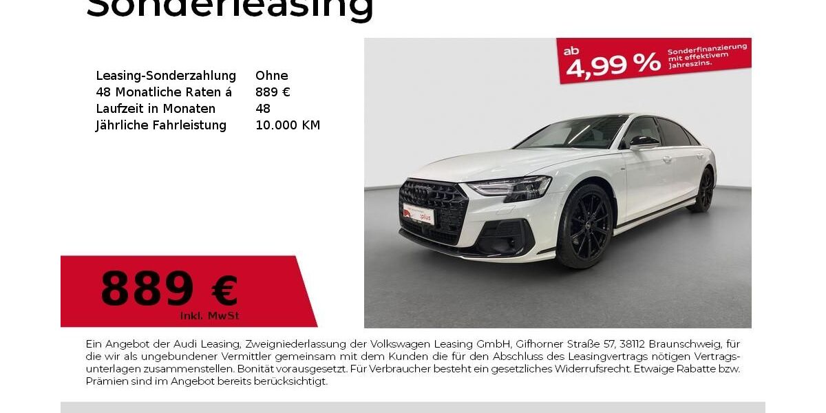 Audi A8 22.054 km 70.480 &euro; Fürth 90763