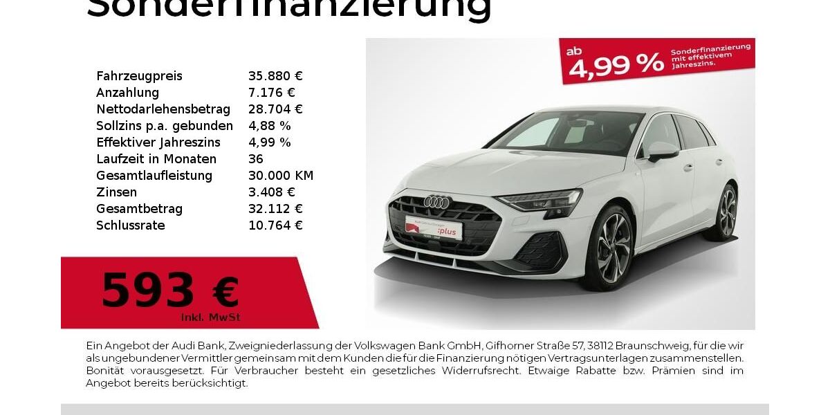 Audi A3 6.928 km 35.880 &euro; Nürnberg 90441