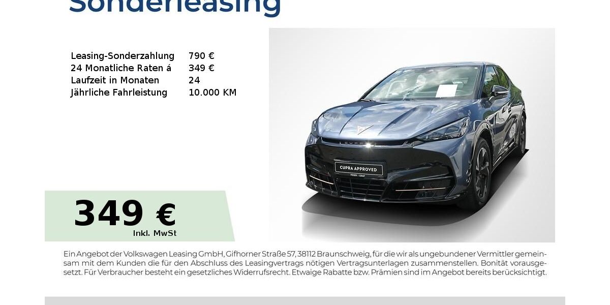 Cupra Tavascan 10.990 km 39.950 &euro; Lauf an der Pegnitz 91207