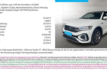 VW T-Roc 25.500 km 32.708 &euro; Neustadt/Aisch 91413