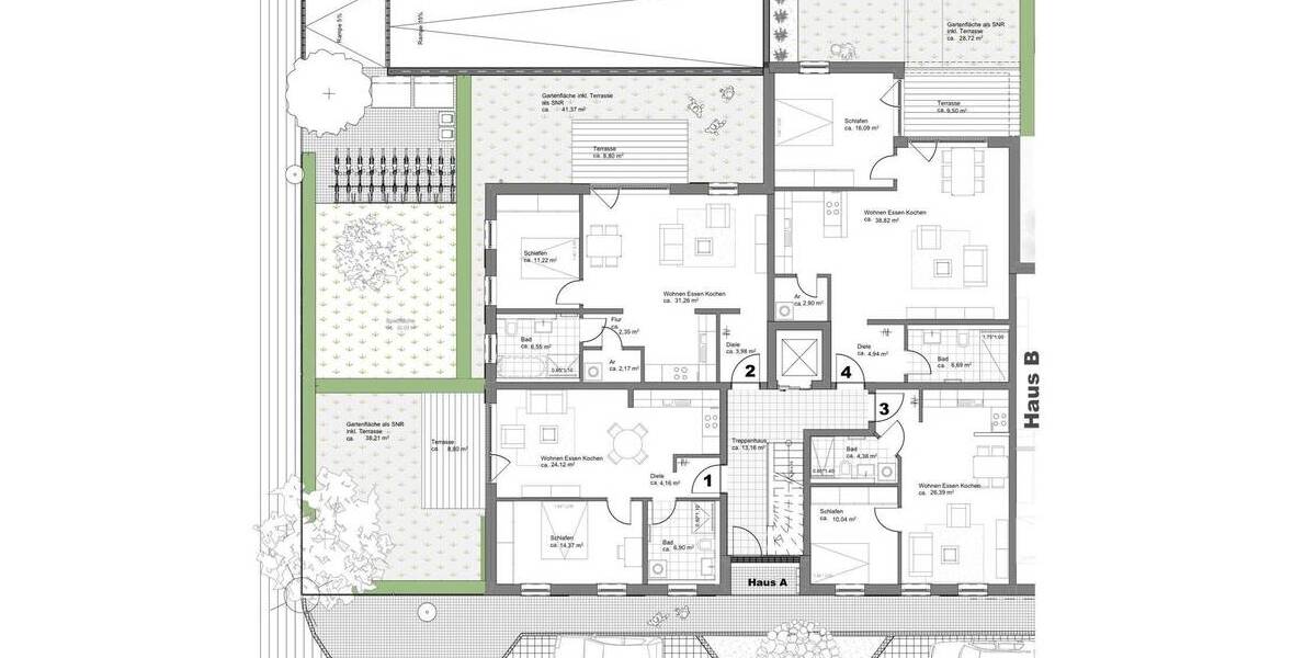 Etagenwohnung Fürth Südstadt - 3 Zimmer, 63 m&sup2;, 419.000&euro; | Angebot:26257636