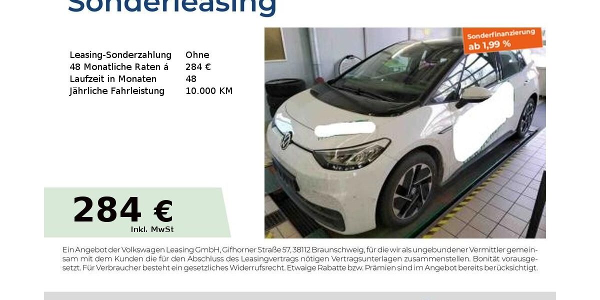 VW ID.3 45.736 km 20.603 &euro; Nürnberg 90411