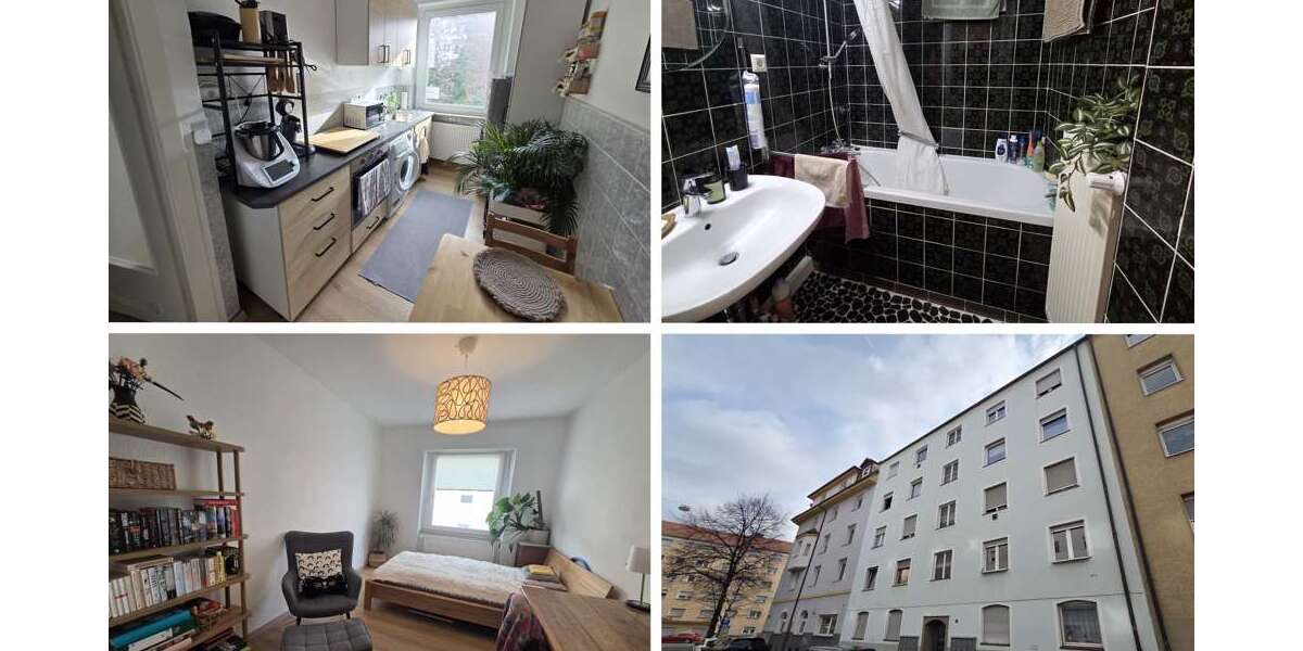 Etagenwohnung Nürnberg Rabus - 2 Zimmer, 48 m&sup2;, 530&euro; | Angebot:25891624