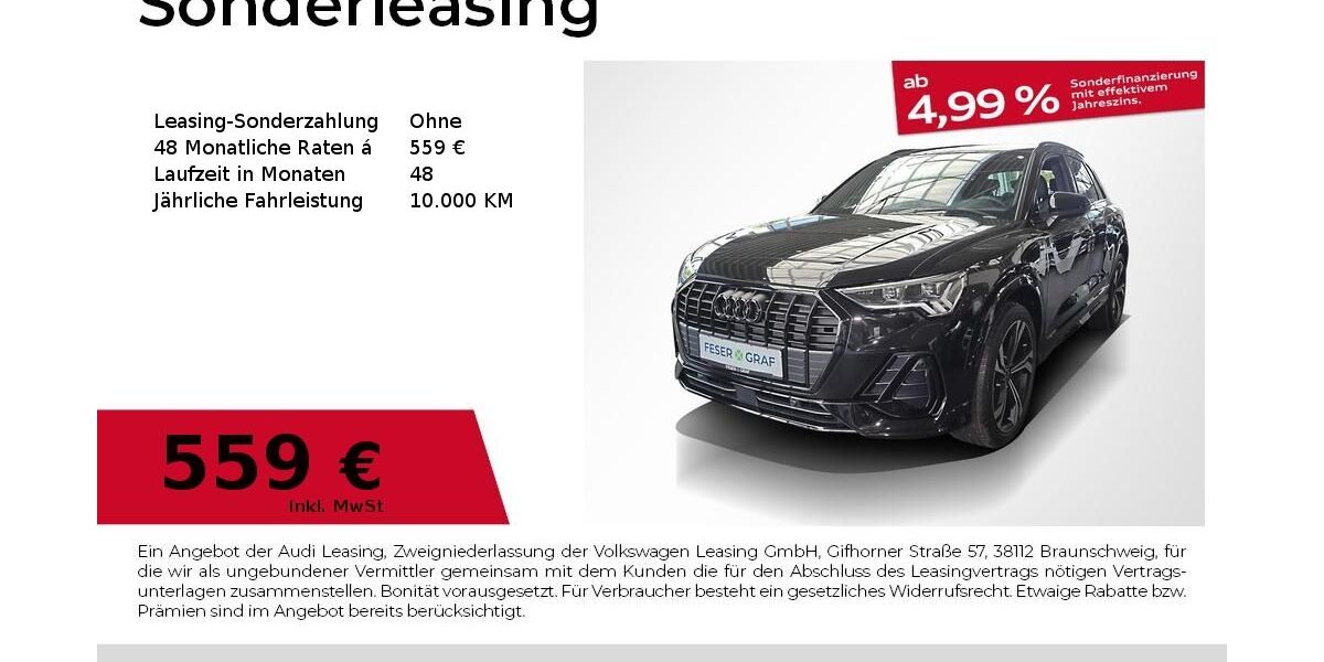 Audi Q3 6.500 km 47.980 &euro; Fürth 90763