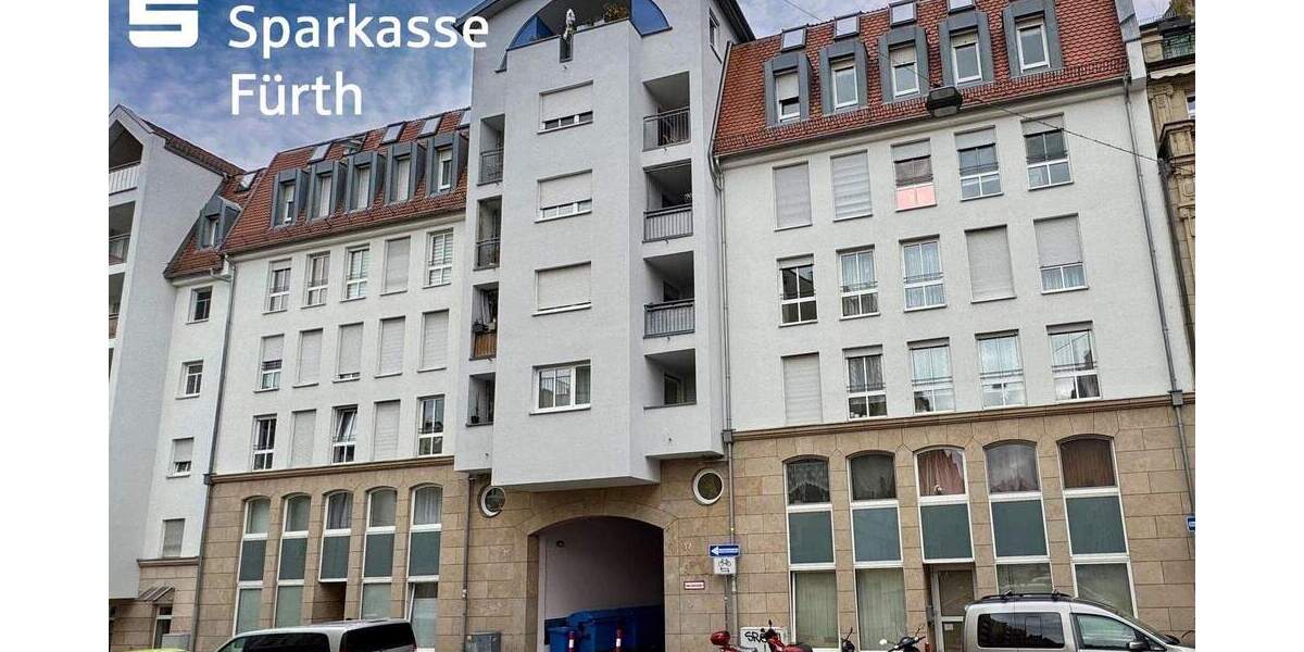Etagenwohnung Fürth Innenstadt - 2 Zimmer, 59 m&sup2;, 179.000&euro; | Angebot:25862771