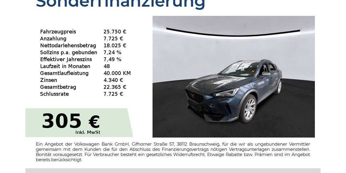 Cupra Formentor 18.750 km 25.750 &euro; Nürnberg 90441