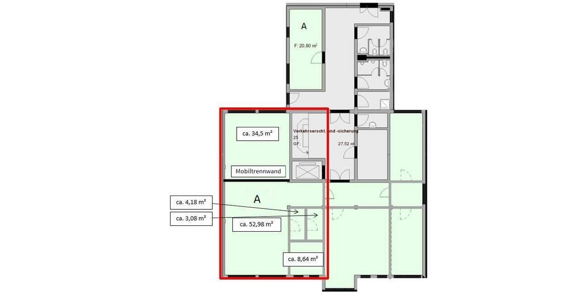 Gewerbeobjekt Erlangen Tennenlohe - 3 Zimmer, 103 m&sup2;, 895&euro; | Angebot:25671204