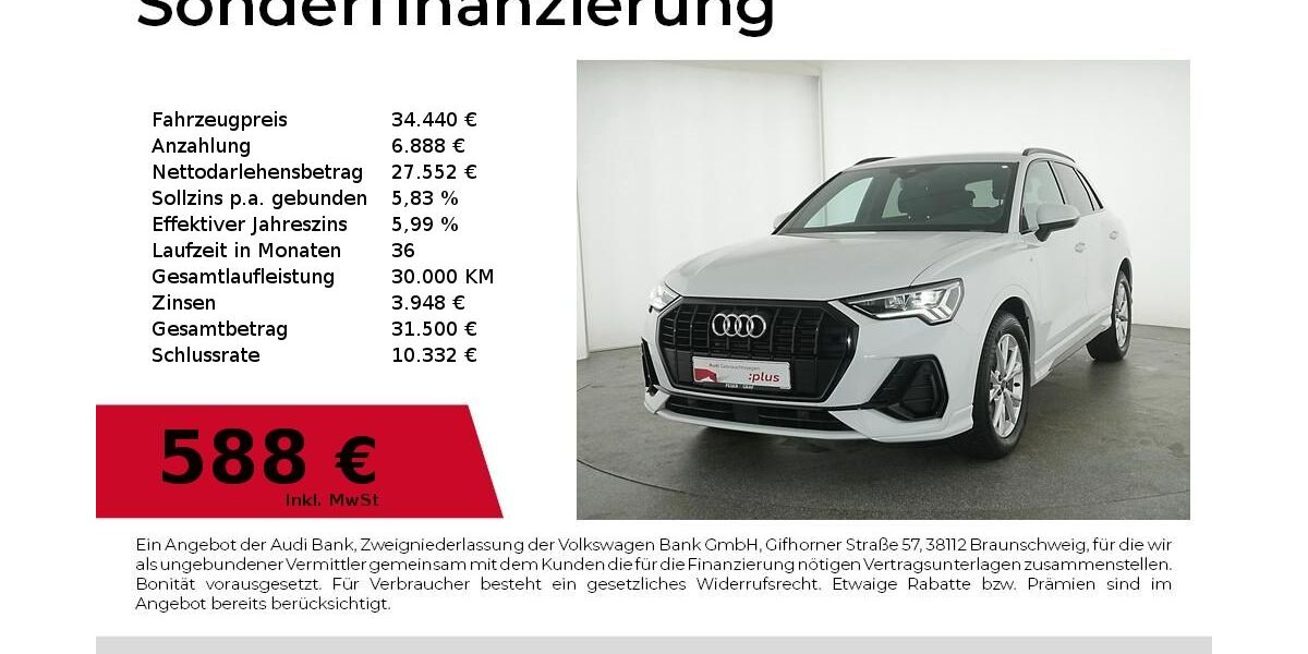 Audi Q3 34.386 km 34.440 &euro; Nürnberg 90441