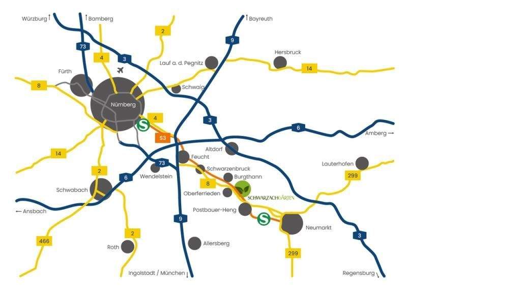 Etagenwohnung Burgthann Heinleinshof - 2 Zimmer, 69 m&sup2;, 325.616&euro; | Angebot:25820652