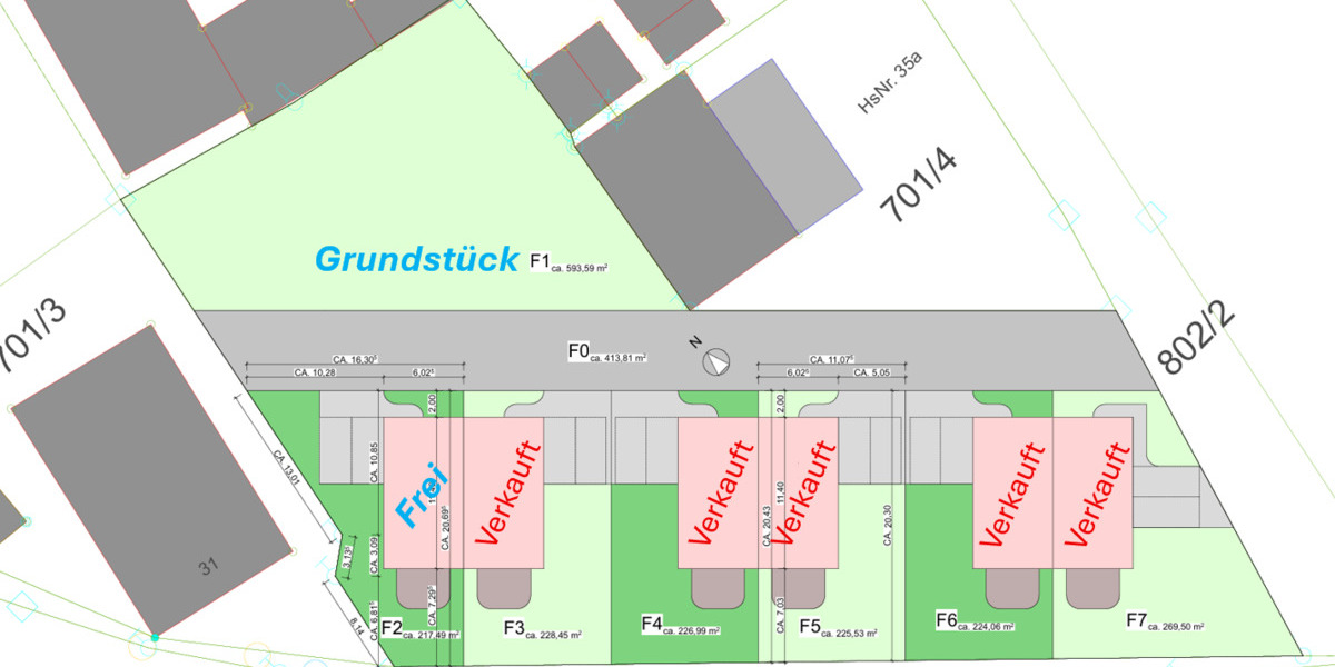 Grundstück Veitsbronn Siegelsdorf - 268.730&euro; | Angebot:25926471