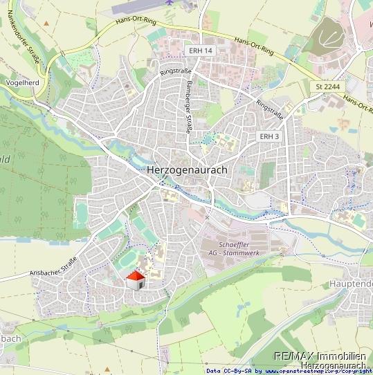 Etagenwohnung Herzogenaurach - 2 Zimmer, 70 m&sup2;, 790&euro; | Angebot:25550319