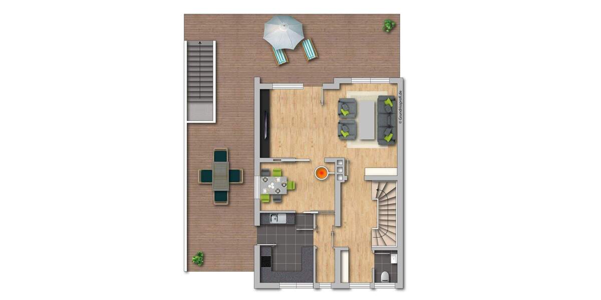 Doppelhaushälfte Burgthann / Mimberg Mimberg - 7 Zimmer, 187 m&sup2;, 330.000&euro; | Angebot:25660566