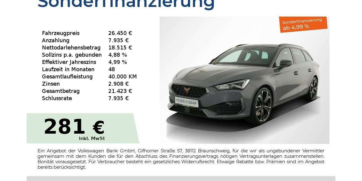 Cupra Leon 49.750 km 25.940 &euro; Nürnberg 90441