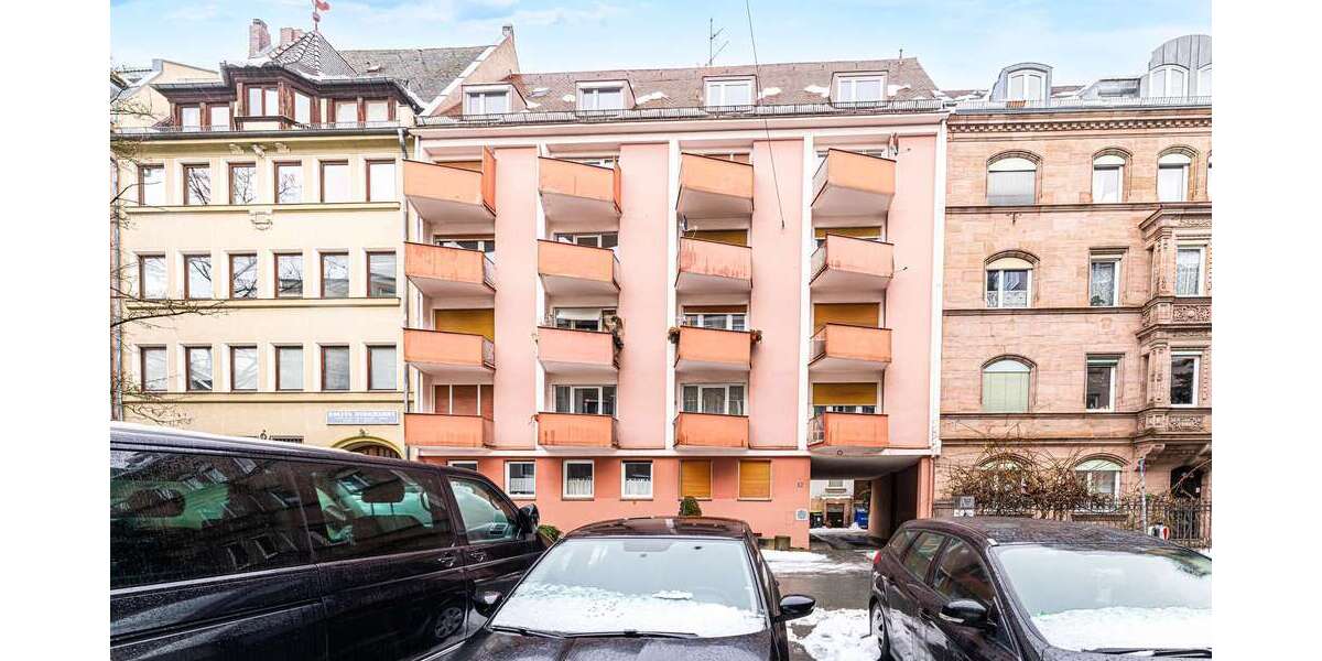 Etagenwohnung Nürnberg Kleinweidenmühle - 1 Zimmer, 35 m&sup2;, 129.000&euro; | Angebot:25438082