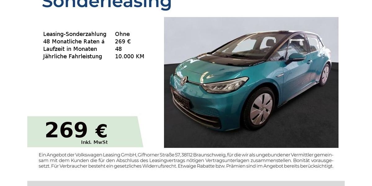 VW ID.3 38.500 km 18.990 &euro; Roth 91154