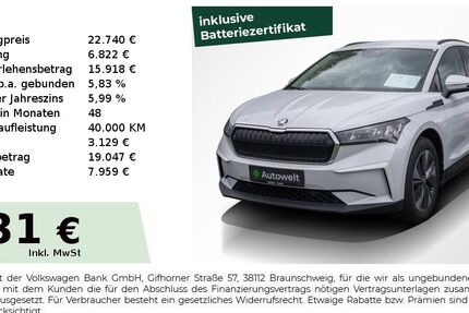 Skoda Enyaq 43.950 km 22.740 &euro; Nürnberg 90431