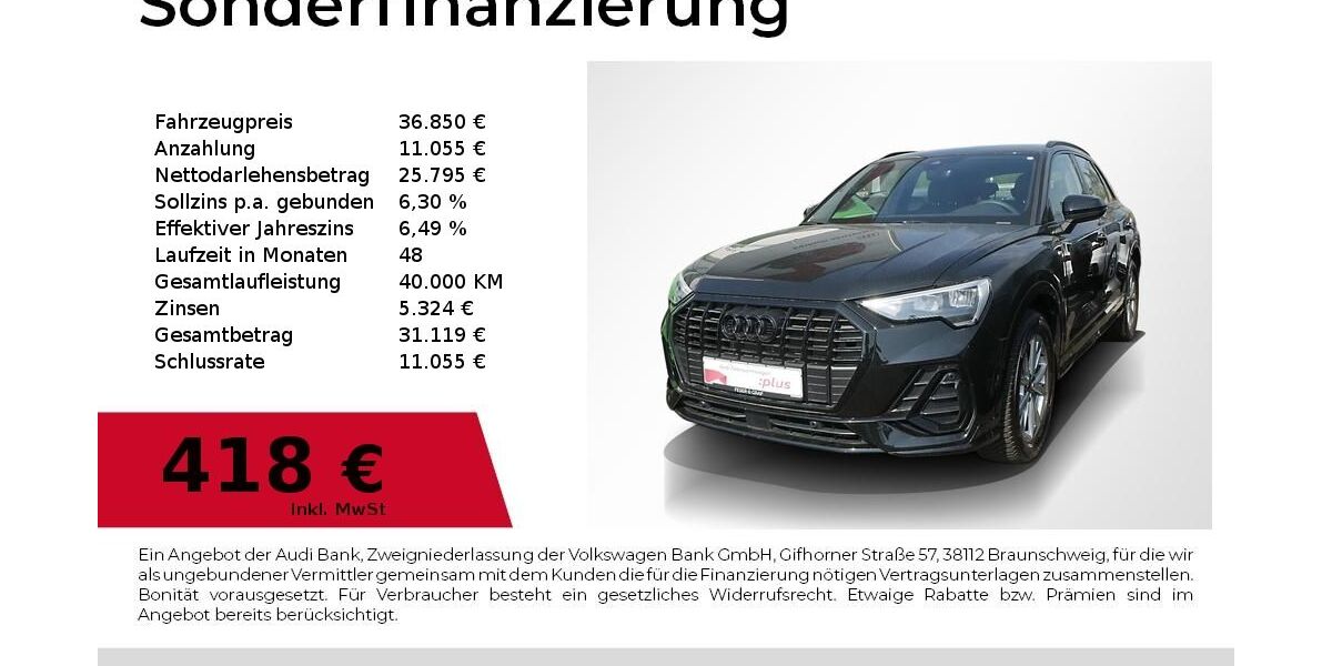 Audi Q3 21.500 km 36.850 &euro; Lauf an der Pegnitz 91207