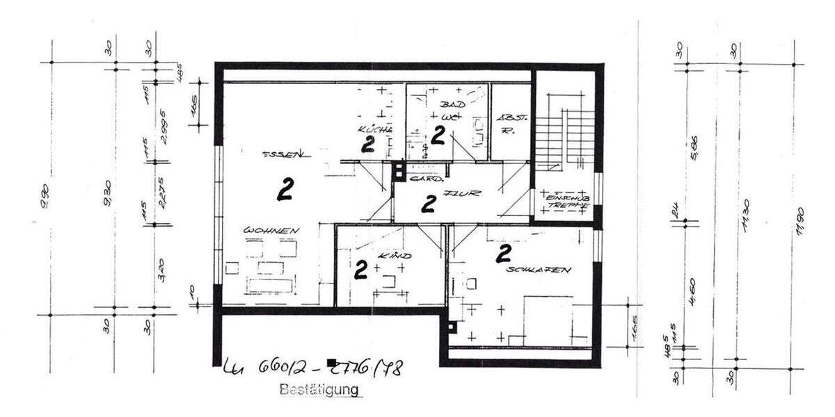 Etagenwohnung Herzogenaurach - 3 Zimmer, 295.000&euro; | Angebot:25662160