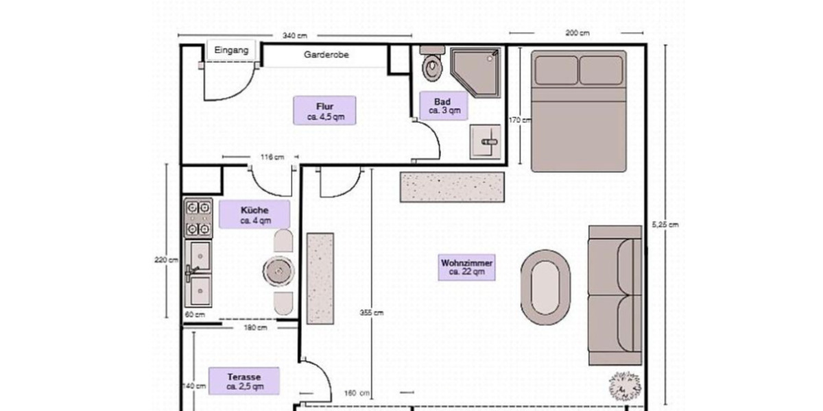 Erdgeschoßwohnung Nürnberg Zerzabelshof - 1.5 Zimmer, 34 m&sup2;, 159.000&euro; | Angebot:25220319