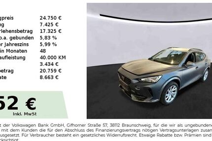 Cupra Formentor 40.050 km 24.750 &euro; Nürnberg 90431