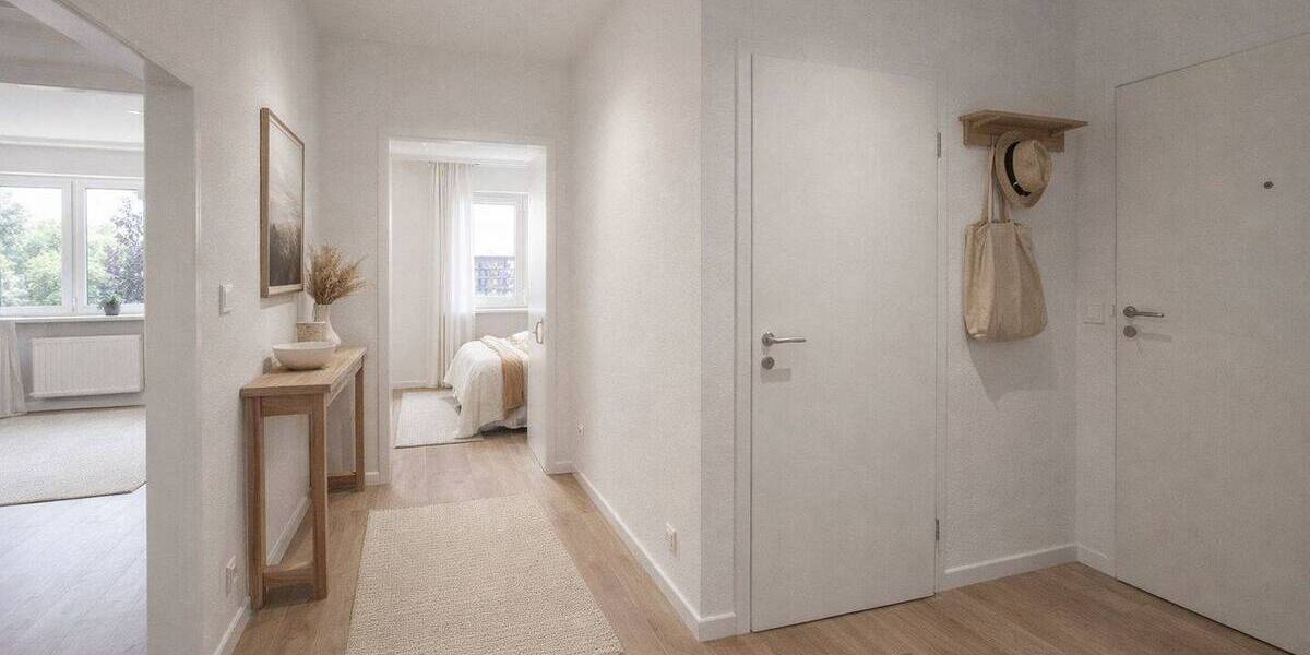 Etagenwohnung Nürnberg Zerzabelshof - 3 Zimmer, 76 m&sup2;, 349.000&euro; | Angebot:25938494