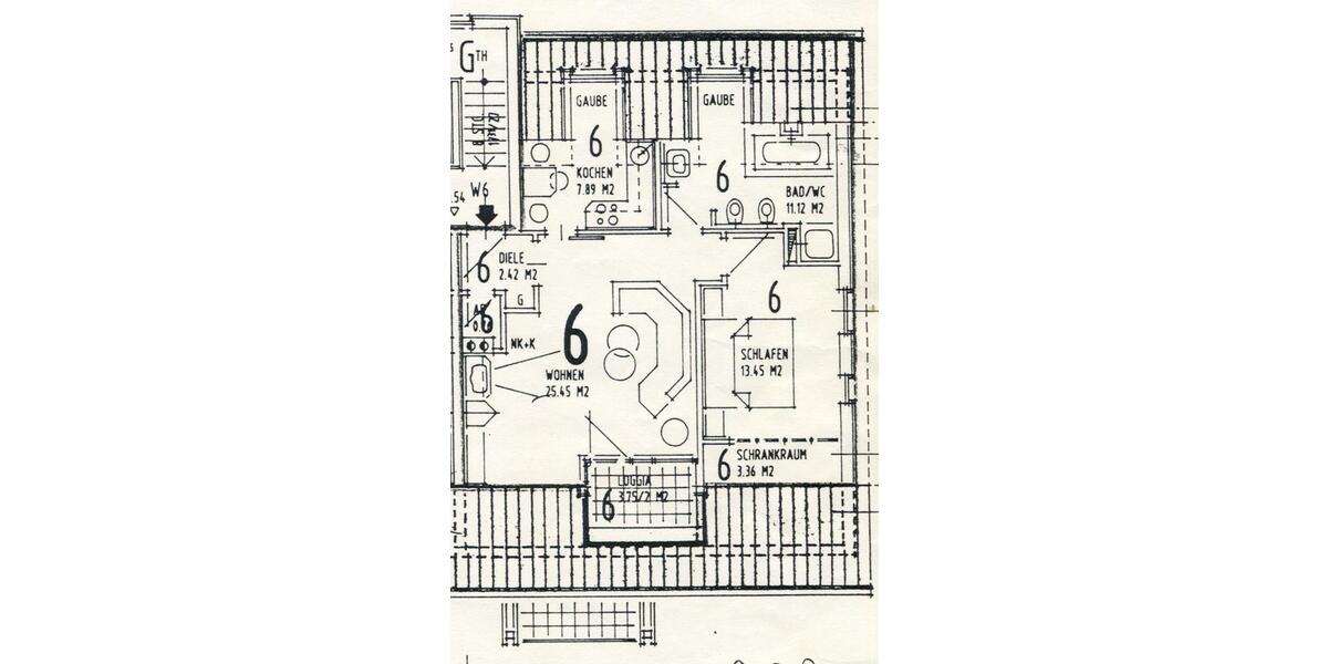 Dachgeschoßwohnung Gräfenberg - 2 Zimmer, 67 m&sup2;, 600&euro; | Angebot:25274778