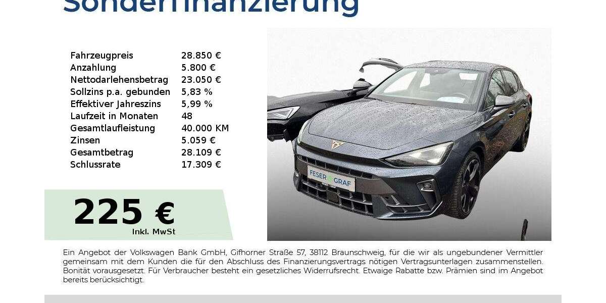 Cupra Leon 24.800 km 28.850 &euro; Schwabach 91126