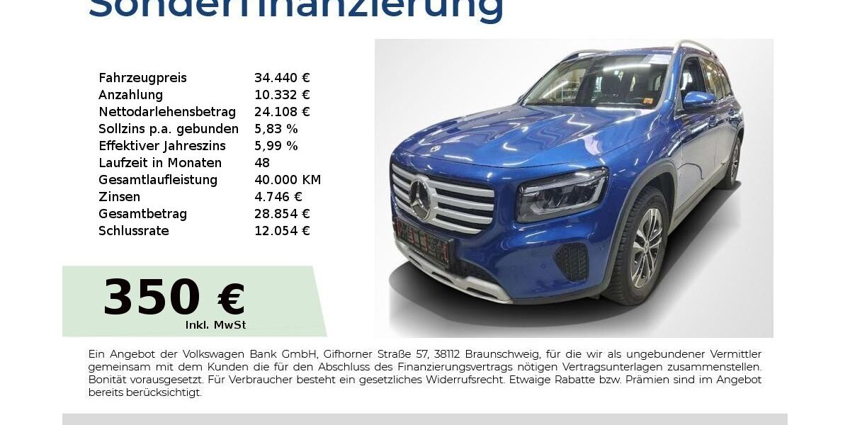 Mercedes-Benz GLB 200 50.650 km 34.440 &euro; Nürnberg 90431