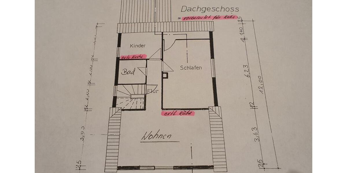 Dachgeschoßwohnung Schwabach - 3 Zimmer, 80 m&sup2;, 1.020&euro; | Angebot:25925057