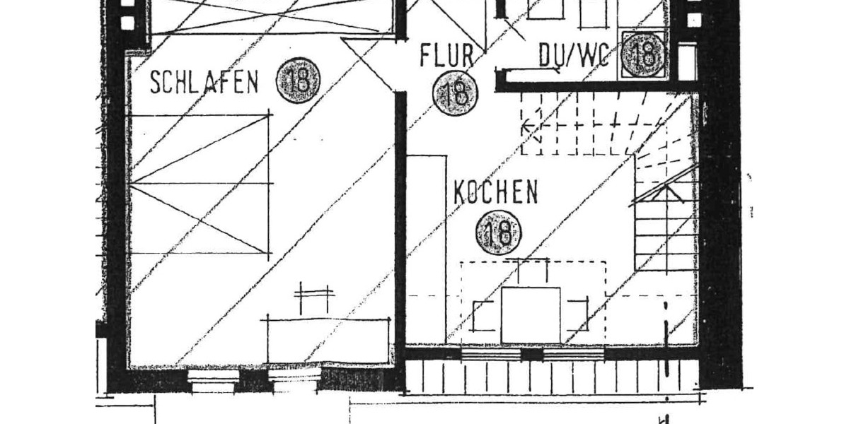 Etagenwohnung Nürnberg Tafelhof - 2 Zimmer, 66 m&sup2;, 245.000&euro; | Angebot:25666614