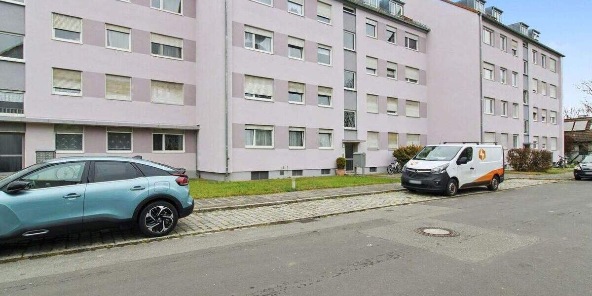 Etagenwohnung Nürnberg Schweinau - 2 Zimmer, 62 m&sup2;, 205.000&euro; | Angebot:25898195