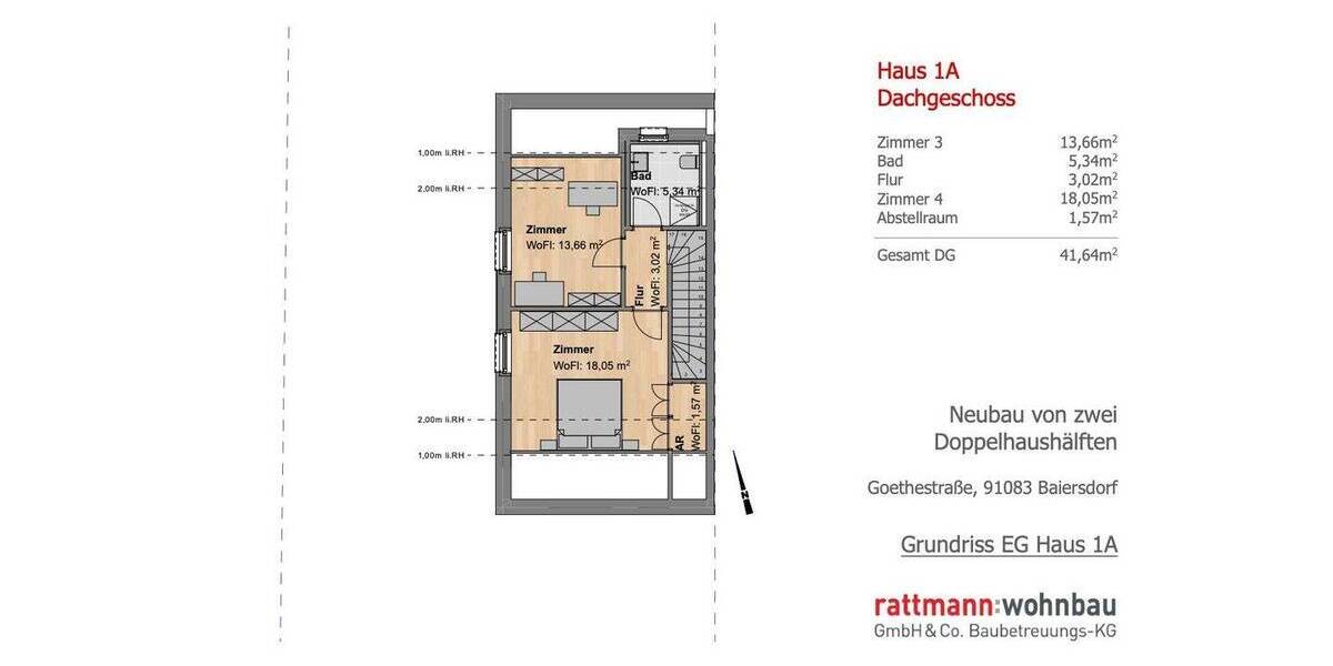 Doppelhaushälfte Baiersdorf - 6 Zimmer, 176 m&sup2;, 1.020.000&euro; | Angebot:25742497