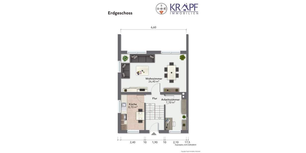 Doppelhaushälfte Höchstadt a.d.Aisch Höchstadt - 7 Zimmer, 121 m&sup2;, 348.000&euro; | Angebot:25696324