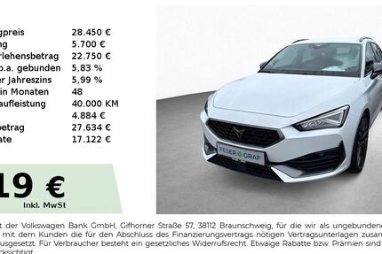 Cupra Leon 18.300 km 28.450 &euro; Schwabach 91126