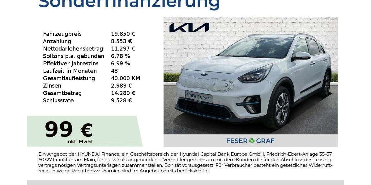 Kia Niro 73.235 km 19.850 &euro; Roth 91154