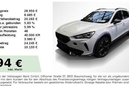 Cupra Formentor 26.850 km 28.740 &euro; Nürnberg 90431