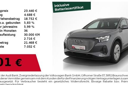 Audi Q4 e-tron 44.150 km 22.870 &euro; Nürnberg 90441