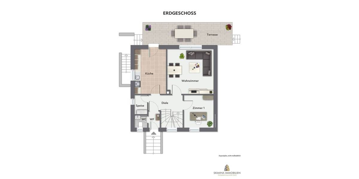 Einfamilienhaus Nürnberg Worzeldorf - 4 Zimmer, 120 m&sup2;, 495.000&euro; | Angebot:26656954