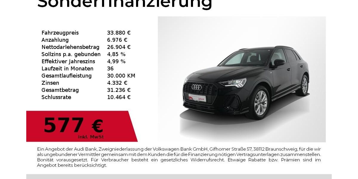 Audi Q3 21.876 km 33.880 &euro; Nürnberg 90441