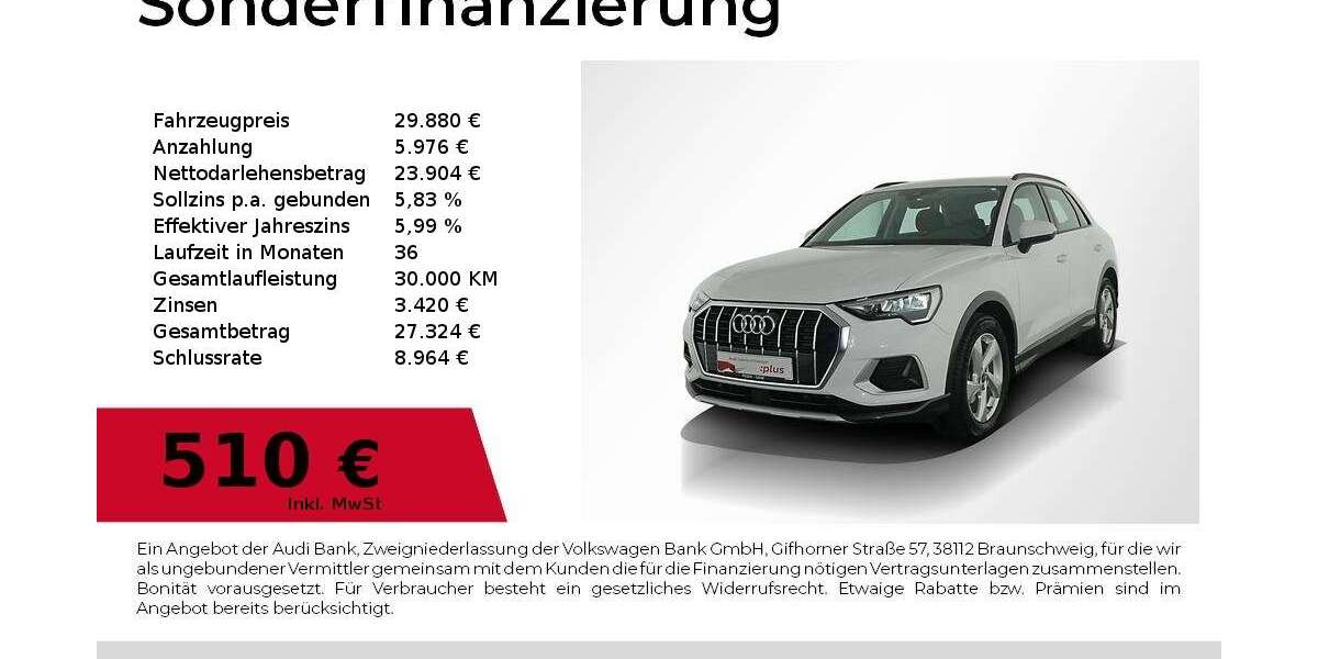 Audi Q3 46.011 km 29.880 &euro; Nürnberg 90441